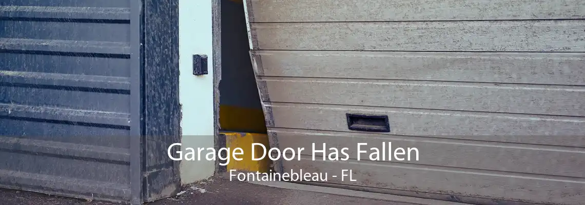 Garage Door Has Fallen Fontainebleau - FL