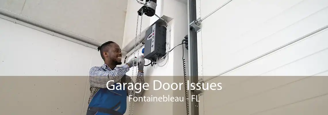 Garage Door Issues Fontainebleau - FL