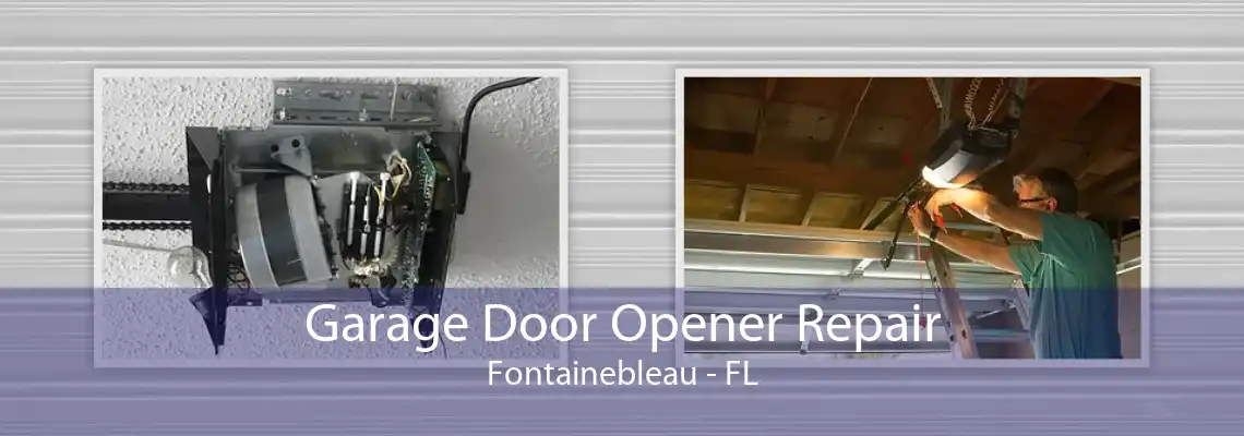 Garage Door Opener Repair Fontainebleau - FL