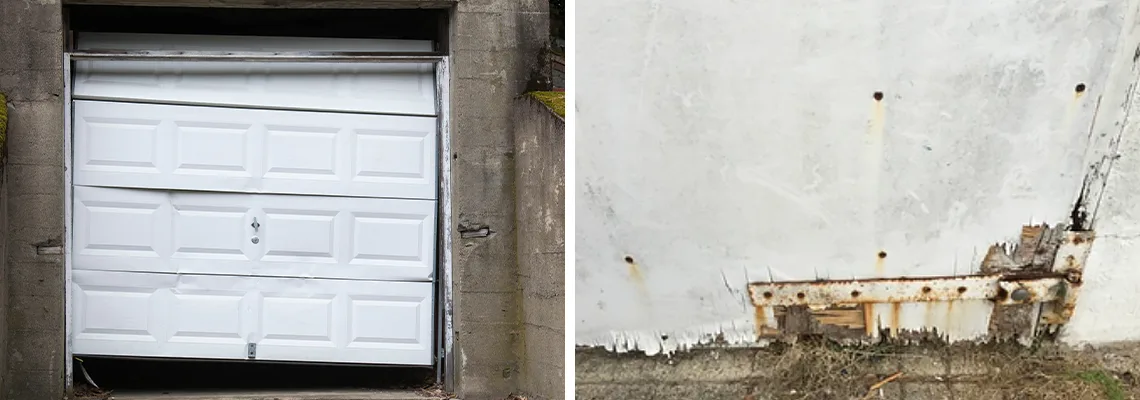 Rotten Commercial Garage Door Repair in Fontainebleau, FL