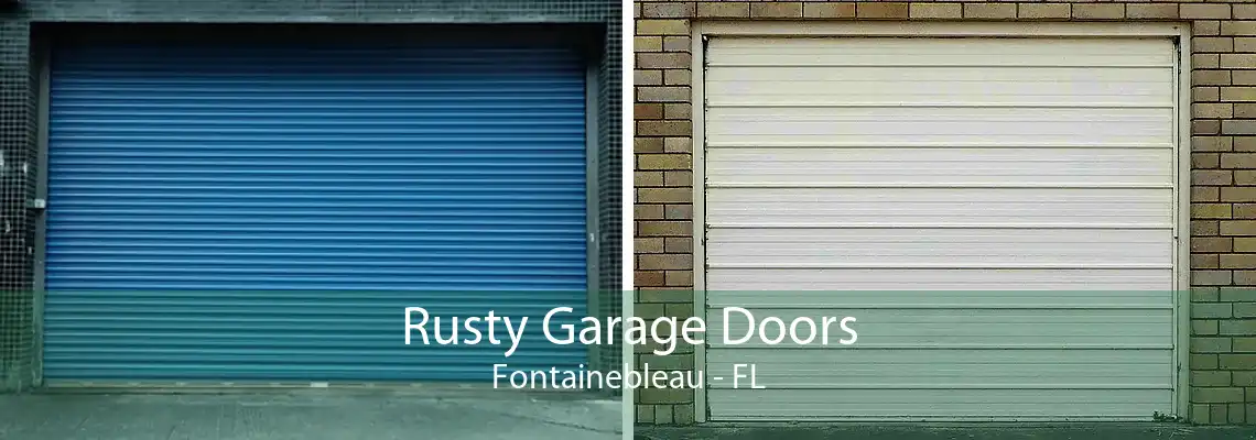 Rusty Garage Doors Fontainebleau - FL